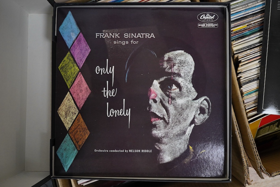 A large collection of LPs and CD box sets, artists include; Frank Sinatra, Tony Bennett, Pavarotti, Tom Jones, Donald Pears, Peggy Lee, Neil Sedaka, Shirley Bassey, Diana Washington, Barbra Streisand, etc. Condition - fa